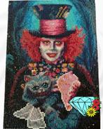 Unieke Diamond Painting – The Mad Hatter, Ophalen of Verzenden, Nieuw, Knutselwerk