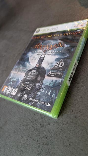 Xbox 360 Sealed Batman Arkham Asylum GOTY Sealed NTSC-J beschikbaar voor biedingen