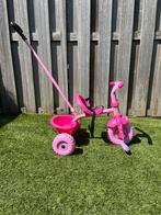 Smoby driewieler met duwstang en gordel, Ophalen, Gebruikt, Smoby, Duwstang