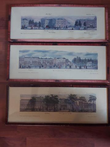 Oude Prenten in lijst Den Haag beschikbaar voor biedingen