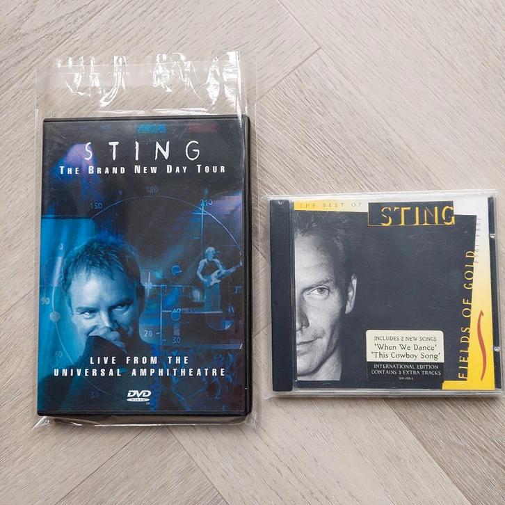 DVD/ Sting / The Brand New Day Tour + CD/Sting / The Best Of, Cd's en Dvd's, Dvd's | Muziek en Concerten, Zo goed als nieuw, Muziek en Concerten