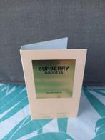 Proefje  Burberry Goddess, Sieraden, Tassen en Uiterlijk, Uiterlijk | Parfum, Ophalen of Verzenden, Nieuw