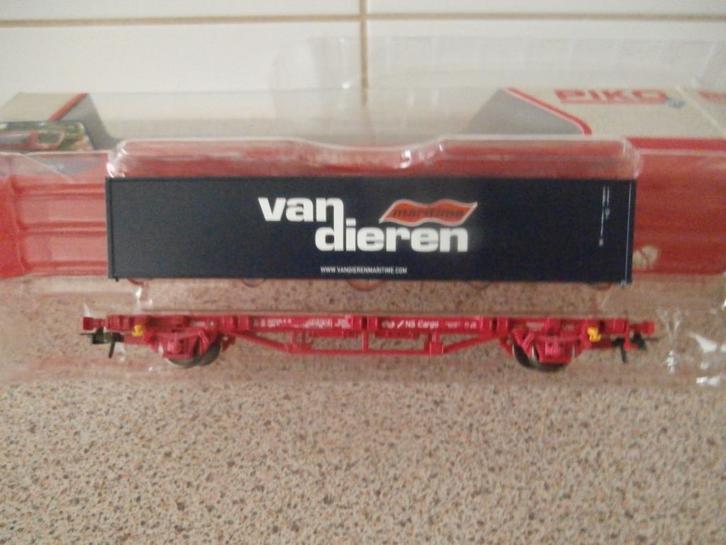 3X Piko container wagons, Hobby en Vrije tijd, Modeltreinen | H0, Nieuw, Wagon, Wisselstroom, Piko, Ophalen of Verzenden