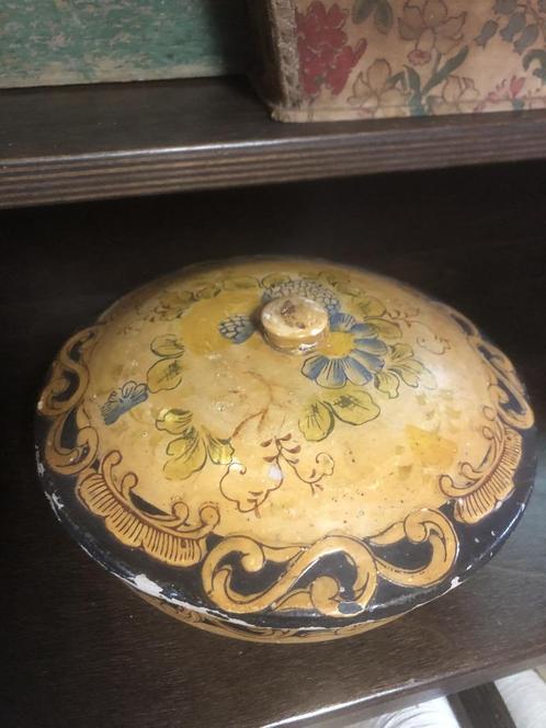 Venetiaanse schaal / (medicijnen) kom met deksel, Antiek en Kunst, Curiosa en Brocante, Ophalen of Verzenden