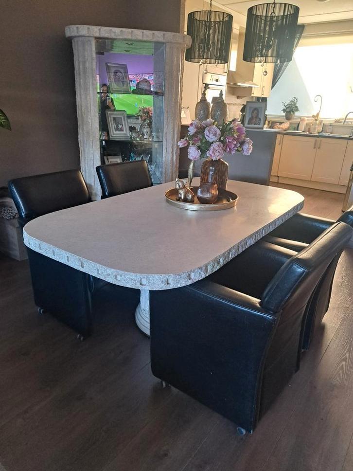 Complete meubelset manhattan!, Huis en Inrichting, Tafels | Eettafels, Gebruikt, 50 tot 100 cm, Rechthoekig, Ophalen of Verzenden