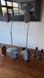5x Sony SS-V 831 ED surround luidspreker + 2x standaard, Ophalen, Gebruikt, Sony, 120 watt of meer