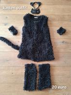 Katten outfit (mt. S-M), Ophalen of Verzenden, Zo goed als nieuw, Jongen of Meisje