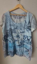 Shirt, maat 42, Blauw, Maat 42/44 (L), Ophalen of Verzenden, Zo goed als nieuw