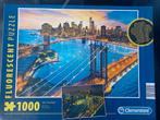 glow in the dark puzzel New York in de nacht 1000 stukjes, Ophalen, 500 t/m 1500 stukjes, Zo goed als nieuw, Legpuzzel