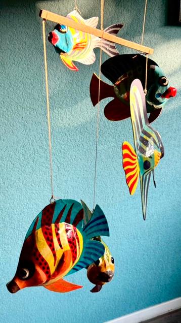 Handmade tropical fish mobile beschikbaar voor biedingen