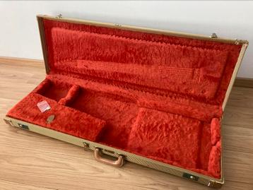 Fender tweed case vintage cheney 90s topstaat stratocaster beschikbaar voor biedingen