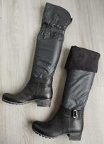 VIC MATIÉ Zwarte Hoge/ Lage (deels) Leren Laarzen maat 39, Kleding | Dames, Schoenen, Hoge laarzen, Zwart, Ophalen of Verzenden