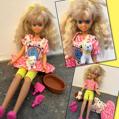 Barbie Teen Time Skipper in Pet Pals 1988/1991 (Mattel), Verzamelen, Poppen, Gebruikt, Pop, Ophalen of Verzenden