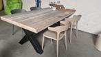 Eettafel hout diverse modellen en maten, Ophalen, Metaal, 50 tot 100 cm, Vijf personen of meer