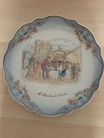 Unieke Porseleinen Gimborn wandschaal “ Le Marchand d'Encre”, Ophalen of Verzenden