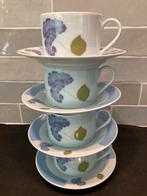 Kop en schotel hortentia (300724), Gebruikt, Ophalen of Verzenden, Overige stijlen, Kop(pen) en/of Schotel(s)