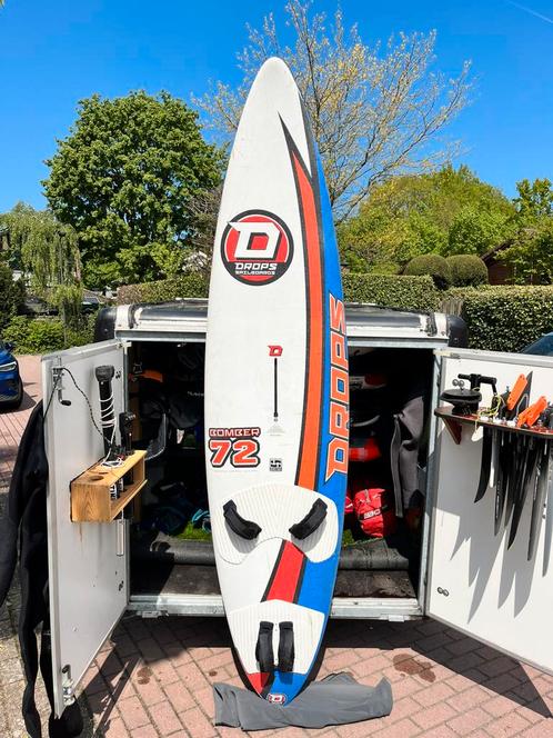 Te koop Drops 107 liter surfplank, Watersport en Boten, Windsurfen, Zo goed als nieuw, Plank, Minder dan 250 cm, Ophalen