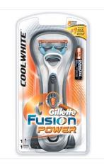 Gillette fusion Power houder + 1 scheermesje (2 voor €15,-), Ophalen of Verzenden, Nieuw, Gehele gezicht, Verzorging