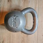 Kettlebell – 16kg (gietijzer, grijs), Ophalen, Gebruikt, Kettlebell