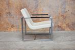 ZGANieuw witte leren Harvink Oscar design fauteuil!, Harvink, Harvink, Design, 75 tot 100 cm