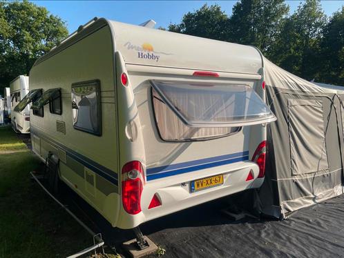 Hobby 495UFE Excelent met Dorema voortent en luifel, Caravans en Kamperen, Caravans, Particulier, tot en met 4, 1000 - 1250 kg