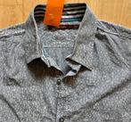 Cast Iron design overhemd grijs met mooie details M, Kleding | Heren, Overhemden, Zo goed als nieuw, Halswijdte 39/40 (M), Ophalen of Verzenden