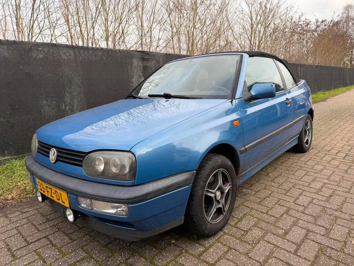Volkswagen Golf 1.8 Cabriolet 1994 Blauw APK 29-05-2027, Auto's, Volkswagen, Particulier, Benzine, Cabriolet, Handgeschakeld, Geïmporteerd