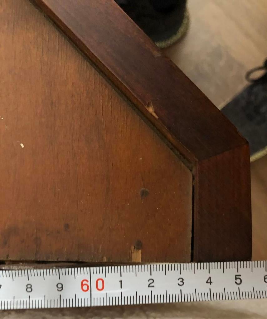 Vitrinekast, Huis en Inrichting, Kasten | Vitrinekasten, Ophalen, 50 tot 100 cm, Zo goed als nieuw, 150 tot 200 cm