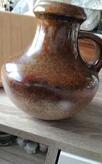 Scheurich Vaas met handvat, 2 kleuren, half geglazuurd, Antiek en Kunst, Antiek | Keramiek en Aardewerk, Ophalen of Verzenden