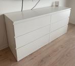 Ikea Malm ladekast 6 lades, Huis en Inrichting, Kasten | Ladekasten, Ophalen, 100 tot 150 cm, 5 laden of meer, Zo goed als nieuw