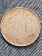 Belgisch Congo 50 Francs 1944 - Zilver, Zilver, Losse munt, Overige landen, Verzenden