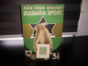 TOP reclamebord jaren 30 Bulgaria Sport Cigarettes  beschikbaar voor biedingen