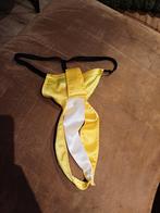 Banaan String - Geel/Wit L, Ophalen of Verzenden, Zo goed als nieuw