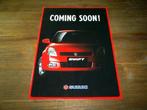 Suzuki Swift Coming Soon 2004 / 2005 8 pag., Boeken, Auto's | Folders en Tijdschriften, Overige merken, Zo goed als nieuw, Verzenden