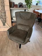 Draai fauteuil olijfgroen, Minder dan 75 cm, Ophalen of Verzenden, Zo goed als nieuw, 50 tot 75 cm