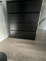 Zwarte Ladekast met 4 Laden, Huis en Inrichting, Kasten | Ladekasten, Ophalen, 5 laden of meer, 100 tot 150 cm, 50 tot 100 cm