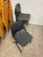 4x galvanitas stoel, Huis en Inrichting, Stoelen, Ophalen, Gebruikt, Vier, Vintage retro buisframe design rotan webbing papercord