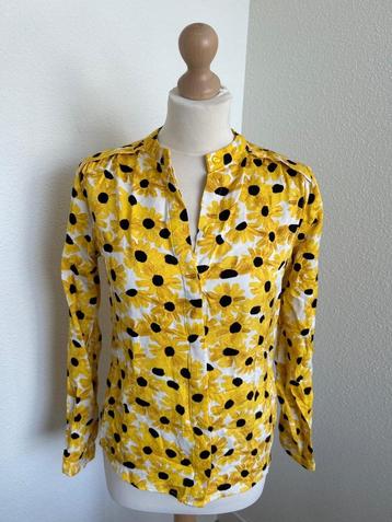 Fabienne Chapot maat 34 gele Sunset blouse bloem 470 beschikbaar voor biedingen