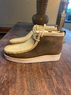 Clarks Schoenen - Wallabee Stijl, Bruin, Boots, Nieuw, Clarks
