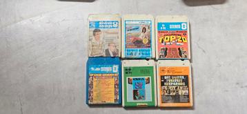 Vintage 8-Track Cassettes - Diverse Collectie beschikbaar voor biedingen