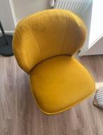 Geel Velvet Stoeltje Karwei, Huis en Inrichting, Stoelen, Ophalen, Gebruikt, Overige kleuren, Eén