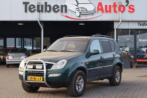 SsangYong Rexton RX 290 Lederen interieur, Trekhaak, 4WD, El, Auto's, SsangYong, Bedrijf, Te koop, Rexton, 4x4, ABS, Airbags, Airconditioning