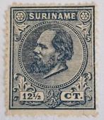 Suriname 1873 - nvph 7 - Koning Willem III, Postzegels en Munten, Postzegels | Suriname, Ophalen of Verzenden, Postfris