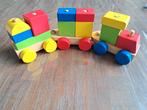 Houten Speelgoed Trein, Ophalen, Zo goed als nieuw, Duw- of Trekspeelgoed