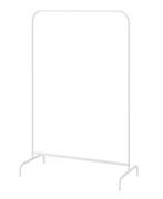 Kledingrek, wit, 99x152 cm, Ophalen, Zo goed als nieuw