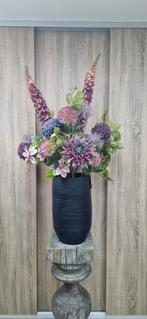 Groot bloemstuk zijdebloemen kunstbloemen sobere kleuren, Ophalen of Verzenden, ., ., .