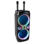 Bluetooth speaker met accu en lichteffecten en microfoons, ., Nieuw, Ophalen of Verzenden, .