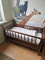 Kinderbed antiek engels, Kinderen en Baby's, Kinderkamer | Bedden, Ophalen of Verzenden, Gebruikt, Minder dan 140 cm, Matras