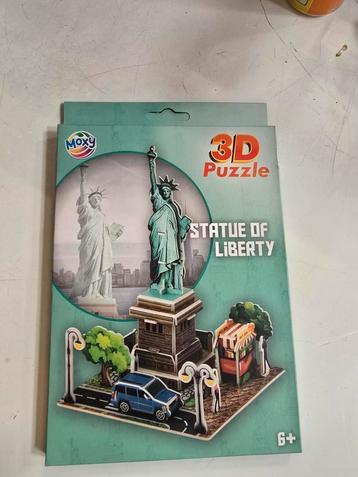 3D Puzzel Vrijheidsbeeld - Nieuw in verpakking! beschikbaar voor biedingen