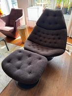Artifort F512 Fauteuil met Footstool, Huis en Inrichting, Fauteuils, Ophalen, 75 tot 100 cm, 75 tot 100 cm, Stof